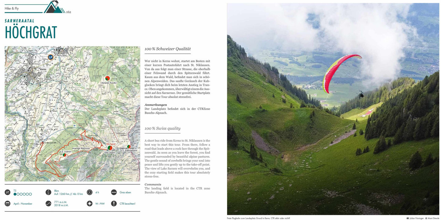 Hike & Fly Guide Zentralschweiz